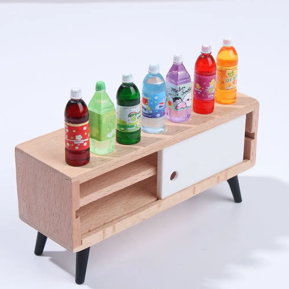 1/10Pcs Mini Drink Juice Bottles Dollhouse Decoration Doll Food Kitchen Living Room Accessories ob11 Model Shooting Props
