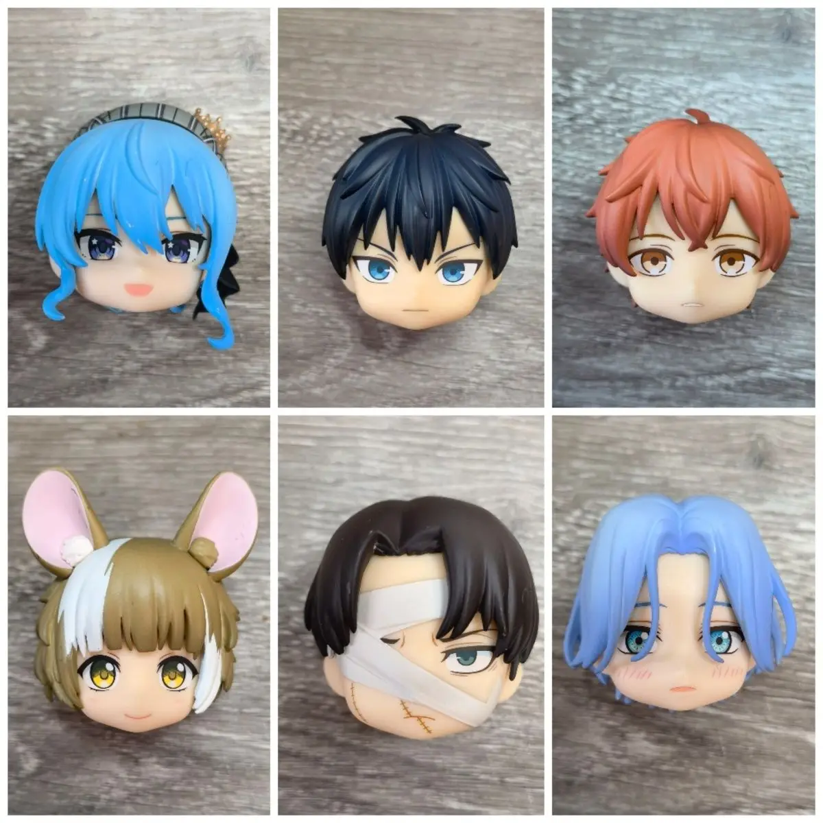 GSC Clay Man hair OB11 hair doll accessories