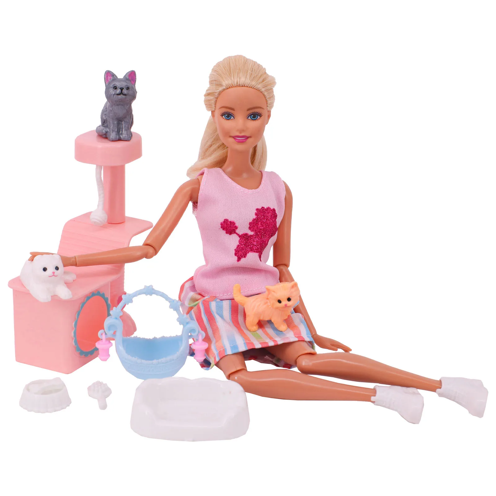 Doll House Accessories And Furniture For 30 CM Babi Doll Accessories 1/6 Dollhouse Furniture Girls Toys Birthday Gift