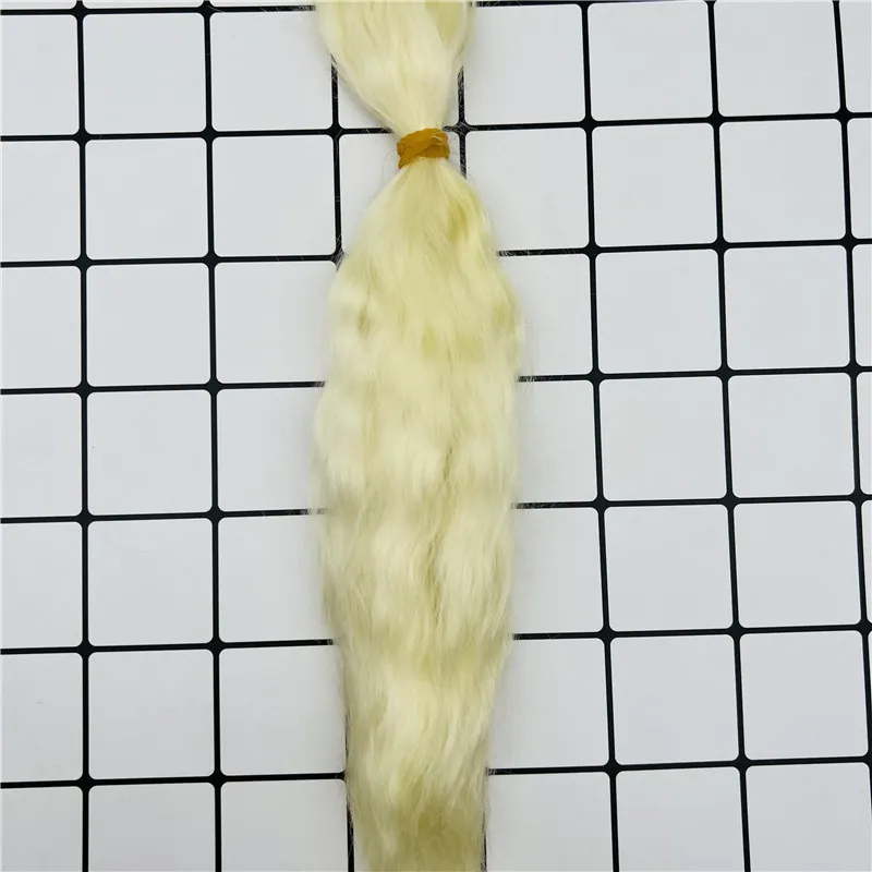 25-30cm 10grams /bag Reborn Doll Mohair DIY 1/3 1/4 BJD Doll Wig Top Quality Reborn Doll Mohair Hand Rooted Doll Hair Accessory