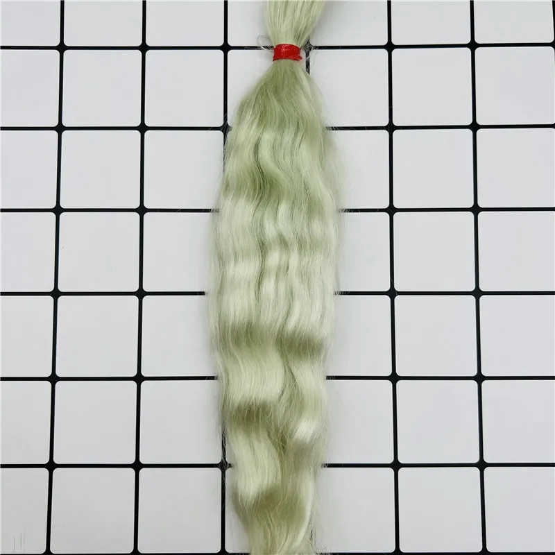 25-30cm 10grams /bag Reborn Doll Mohair DIY 1/3 1/4 BJD Doll Wig Top Quality Reborn Doll Mohair Hand Rooted Doll Hair Accessory