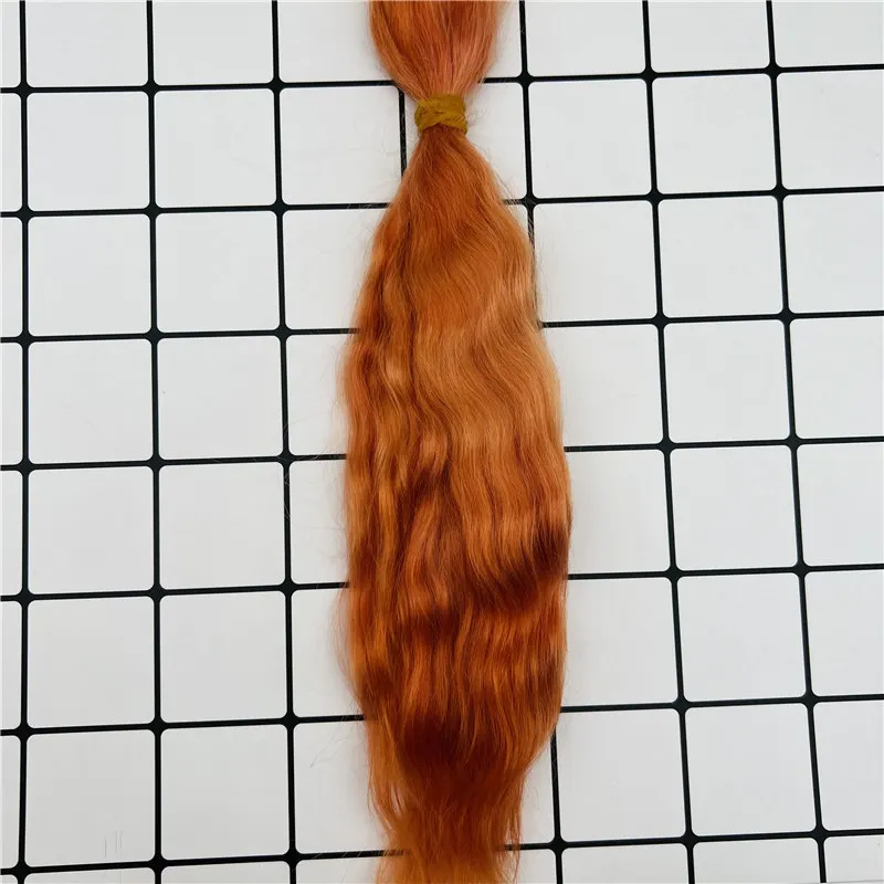 25-30cm 10grams /bag Reborn Doll Mohair DIY 1/3 1/4 BJD Doll Wig Top Quality Reborn Doll Mohair Hand Rooted Doll Hair Accessory