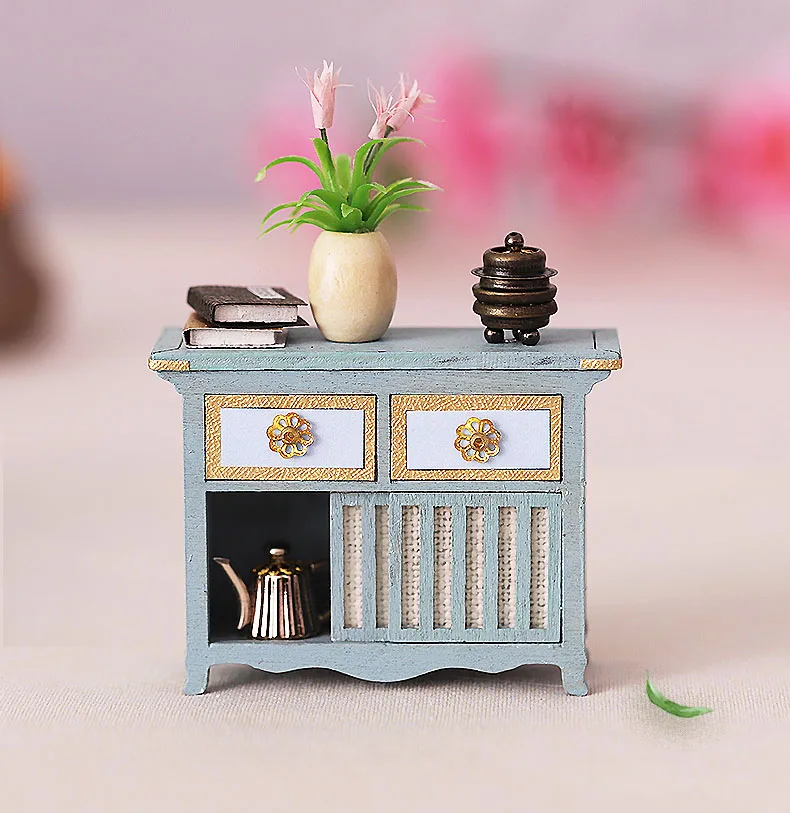 New DIY Wooden Dollhouse Miniature Landscape With Furniture Chinese Loft Doll Houses Assemble Toy Children Birthday Gift Casa
