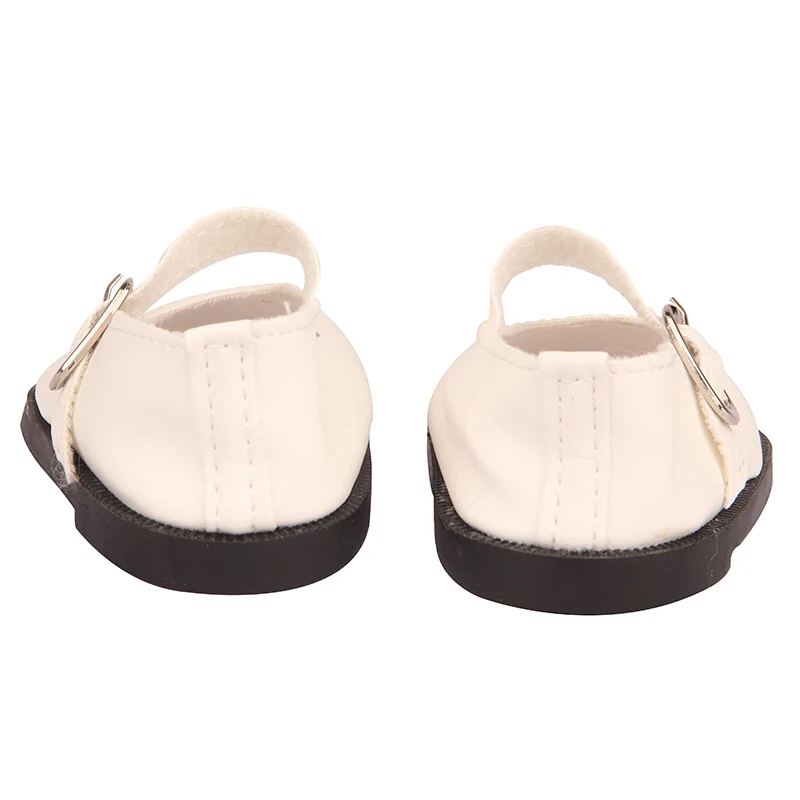 Doll Talk Fashion Hasp Leather Shoes Mini Handmade Doll Shoes 7cm Kawaii PInk Red Shoes For New Reborn Baby Dolls 43 cm