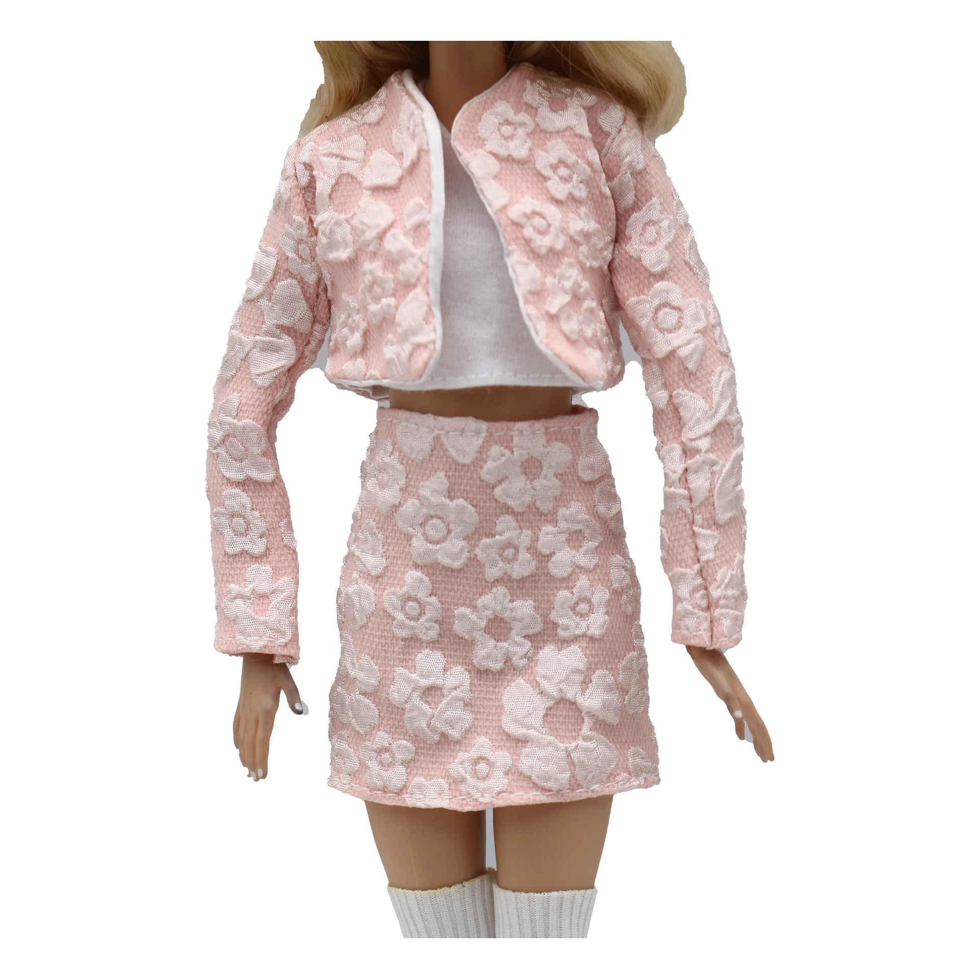 New 30cm 1/6 Doll flower Top Dress Daily Wear Accessories Clothes for Barbies doll