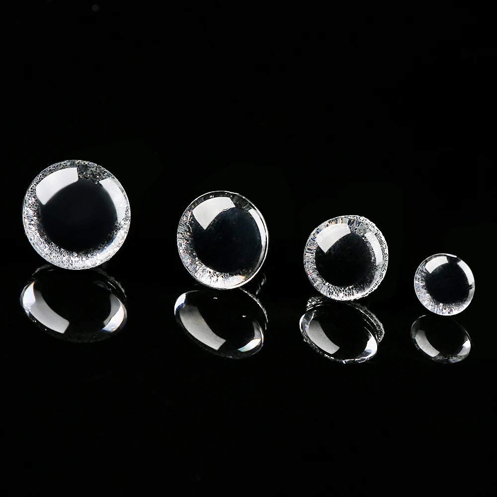 10Pcs 9/12/14/16mm 8 Colors Plastic Safety Glitter Crystal Eyes Crafts Bear Animal Stuffed Toys Parts DIY Dolls Accessories