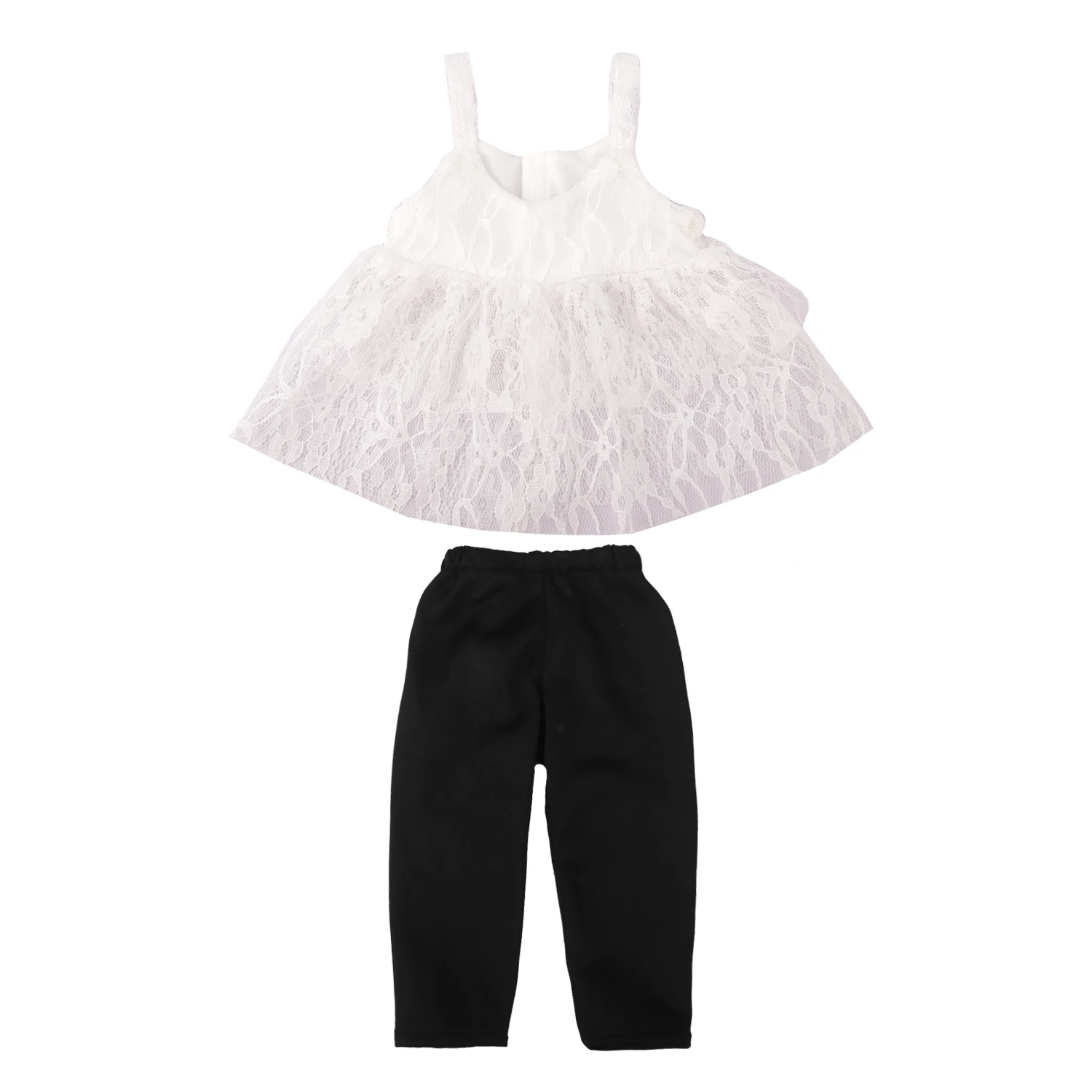 Doll Clothes Denim Suit T-shirt+Pants/Skirt Clothes Set For 18 Inch Amerian&43cm Baby New Born Doll Fot OG Girl Doll Gift Toys