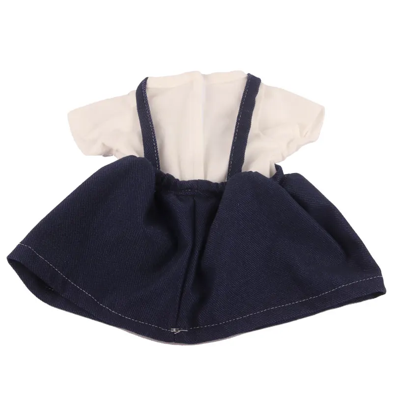 Doll Clothes Denim Suit T-shirt+Pants/Skirt Clothes Set For 18 Inch Amerian&43cm Baby New Born Doll Fot OG Girl Doll Gift Toys