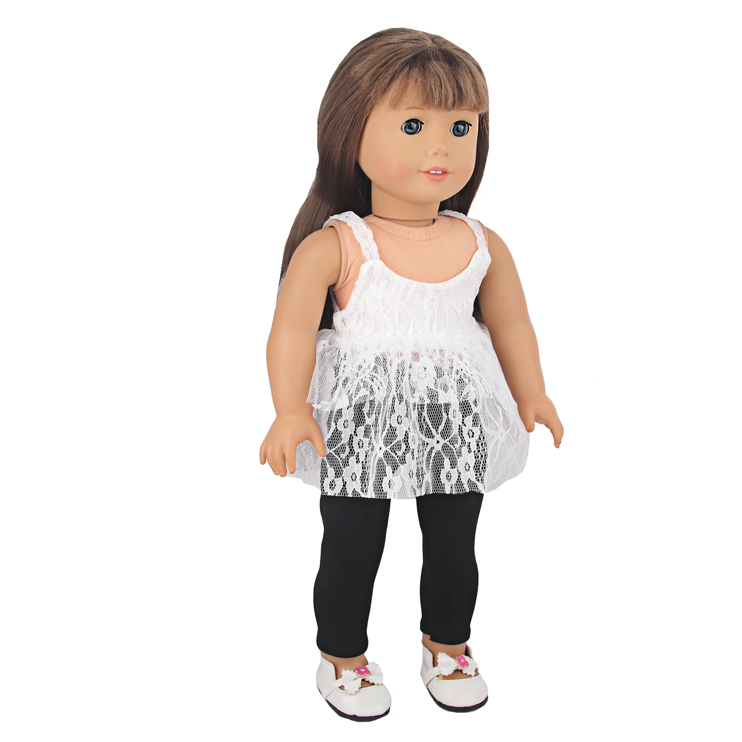 Doll Clothes Denim Suit T-shirt+Pants/Skirt Clothes Set For 18 Inch Amerian&43cm Baby New Born Doll Fot OG Girl Doll Gift Toys