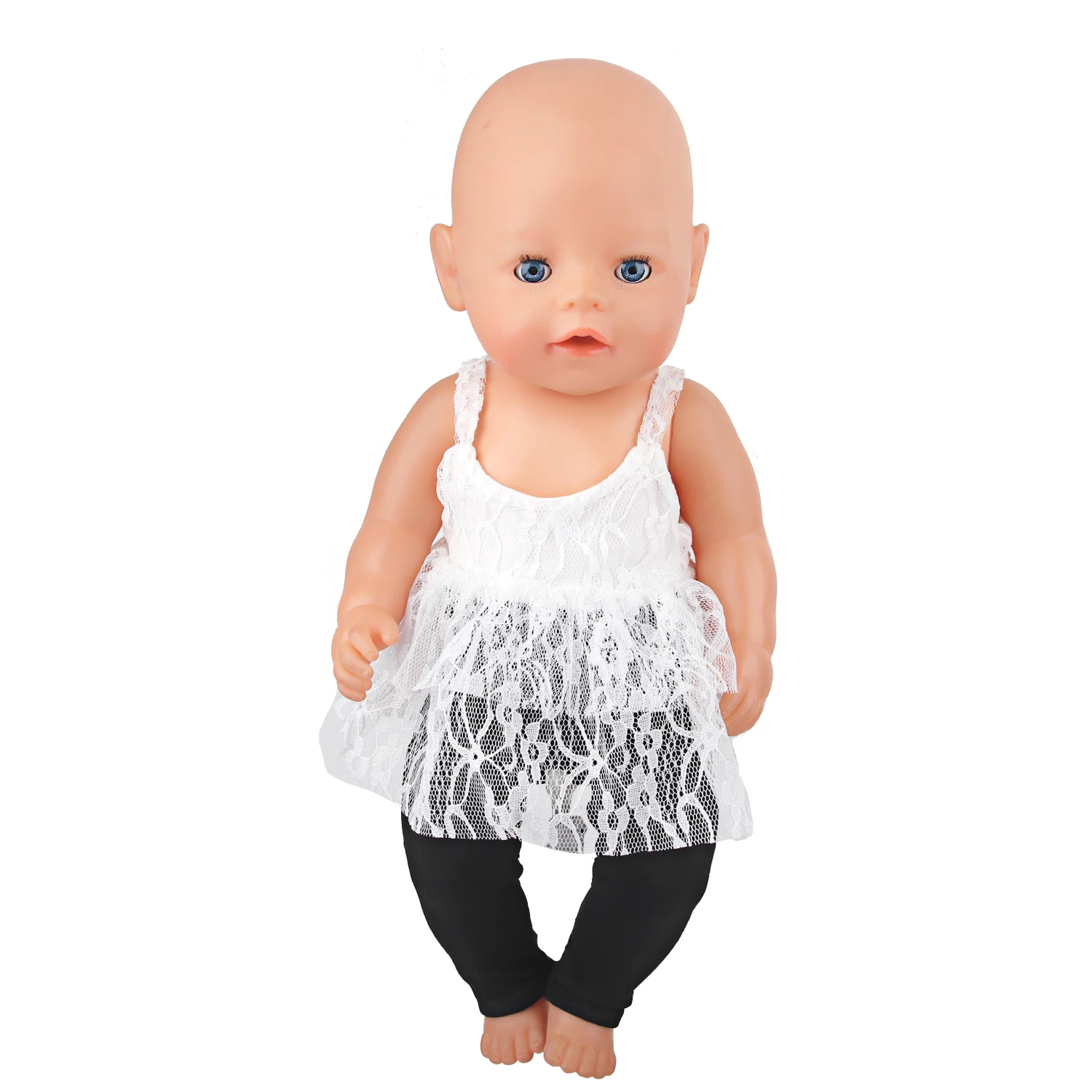 Doll Clothes Denim Suit T-shirt+Pants/Skirt Clothes Set For 18 Inch Amerian&43cm Baby New Born Doll Fot OG Girl Doll Gift Toys