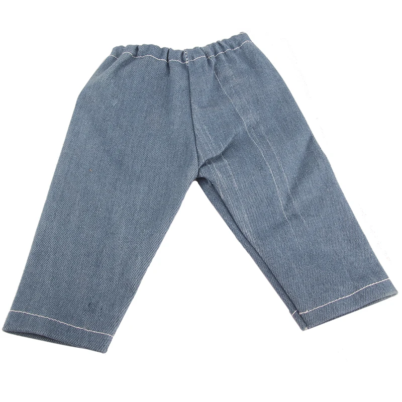 Doll Clothes Denim Suit T-shirt+Pants/Skirt Clothes Set For 18 Inch Amerian&43cm Baby New Born Doll Fot OG Girl Doll Gift Toys