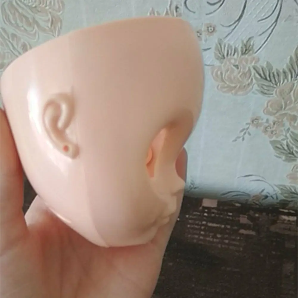 Plastic no makeup face and screw For 1/6 Blyth doll factory blyth doll faceplate with backplate