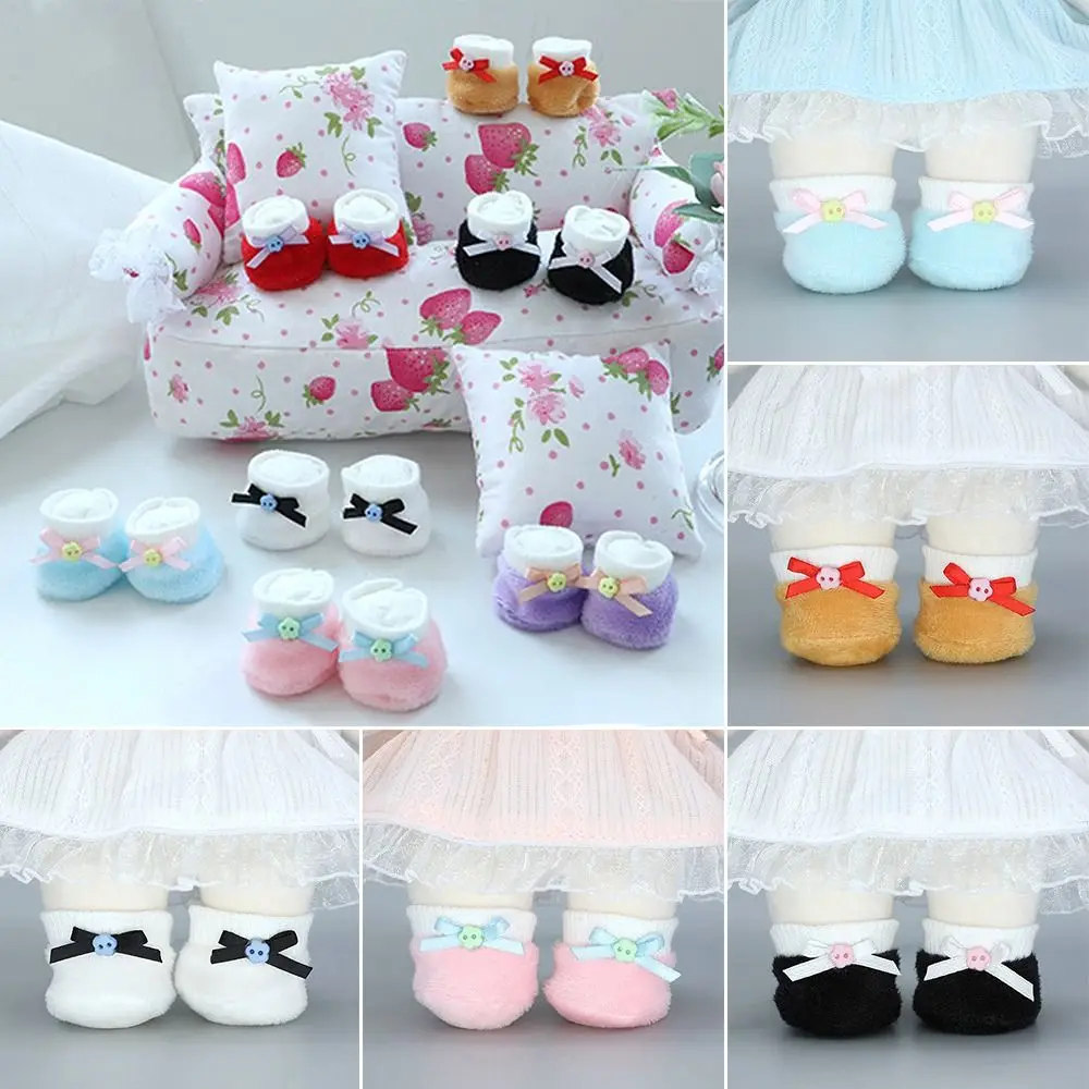 New 7 Styles Doll Plush Shoes Cartoon Style Clothes Accessories Dolls Shoes 20cm Cotton Doll