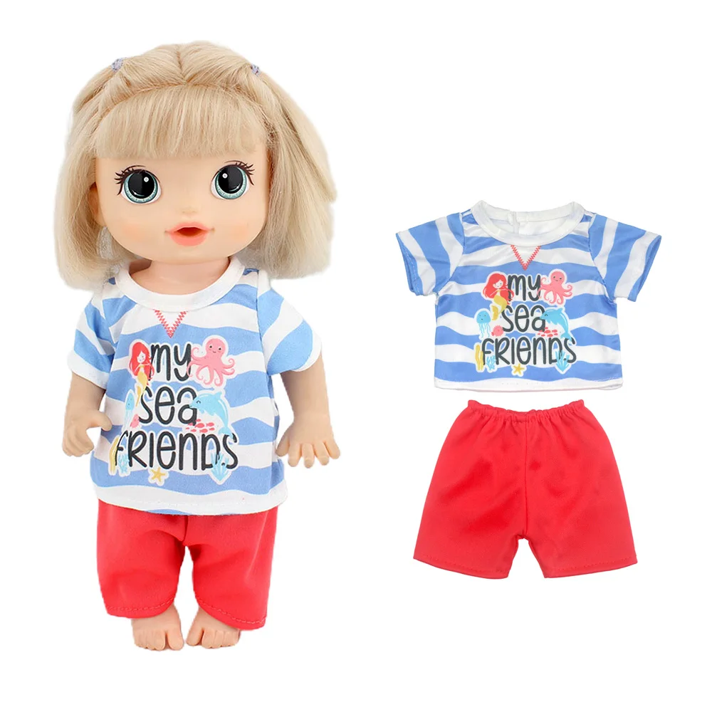 2024 Doll Clothes Suit For 12 Inch 30CM Baby Alive Doll Toys Crawling Doll Accessories