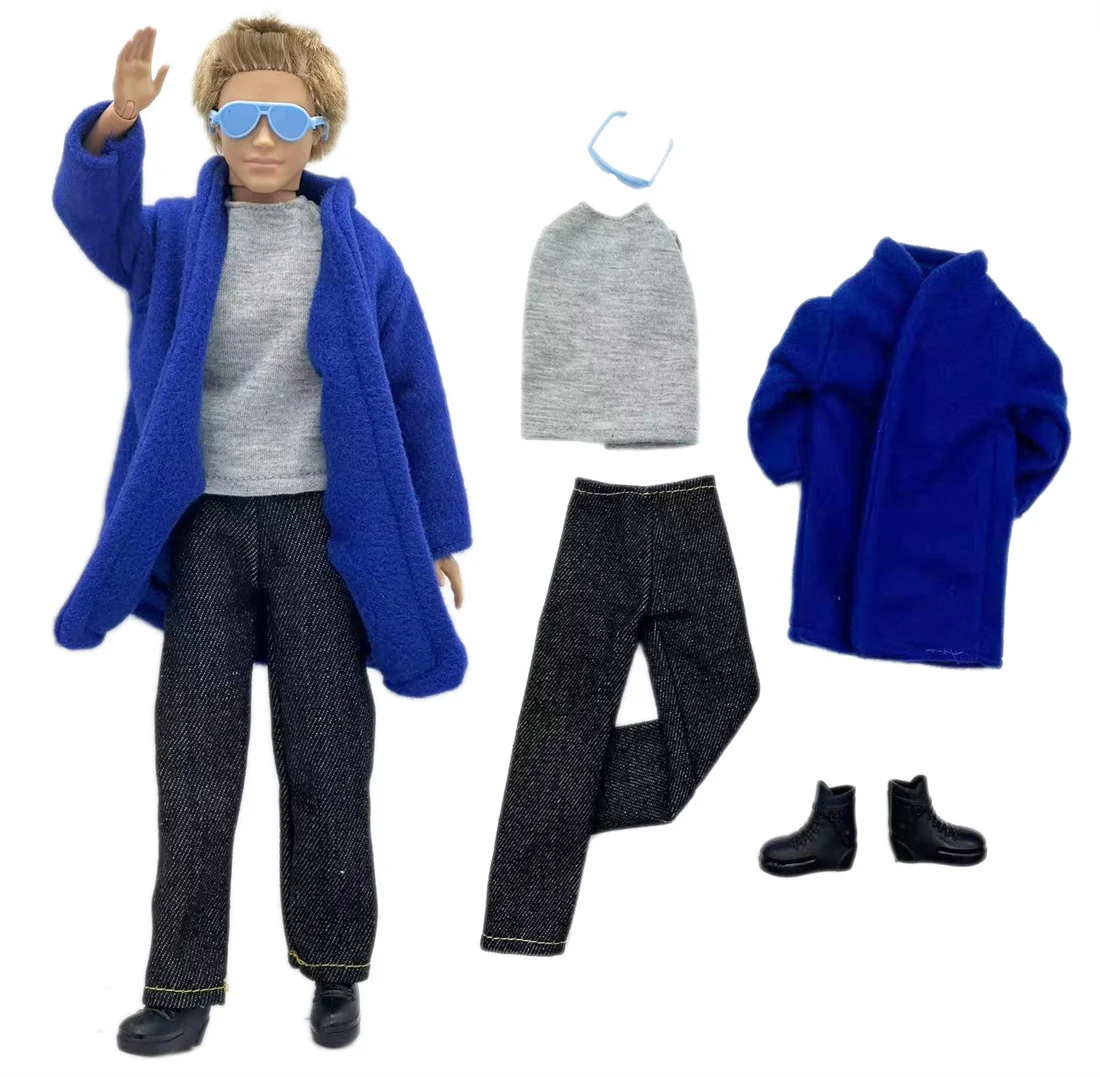 1 Set Ken Handmade Handsome Doll Accessories Casual Wear Clothes for 30cm 12inch Ken Doll Kids Gift