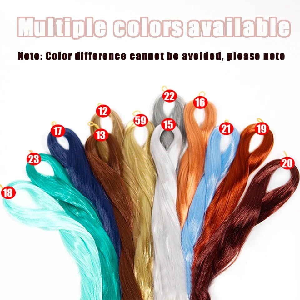Rooting Doll Wigs Milk Silk Wigs Hair Transplant Hand-crocheted BJD/SD Doll Light Blue Gold Silver Black Doll Hair Accessories