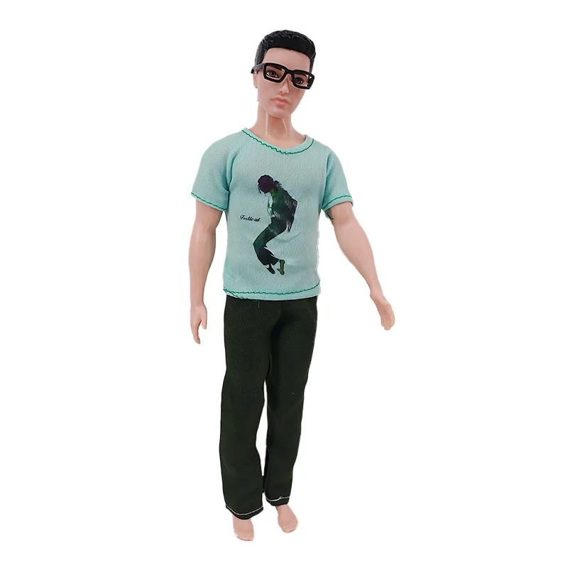 Handmade Ken Doll Clothes T-shirt + Shorts For Babi Dress Accessories Fashion Daily Clothing Gils Toys Birthday Gift