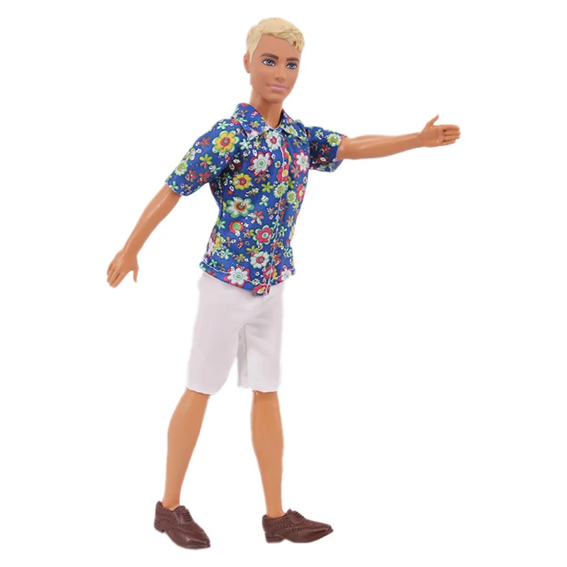 Handmade Ken Doll Clothes T-shirt + Shorts For Babi Dress Accessories Fashion Daily Clothing Gils Toys Birthday Gift