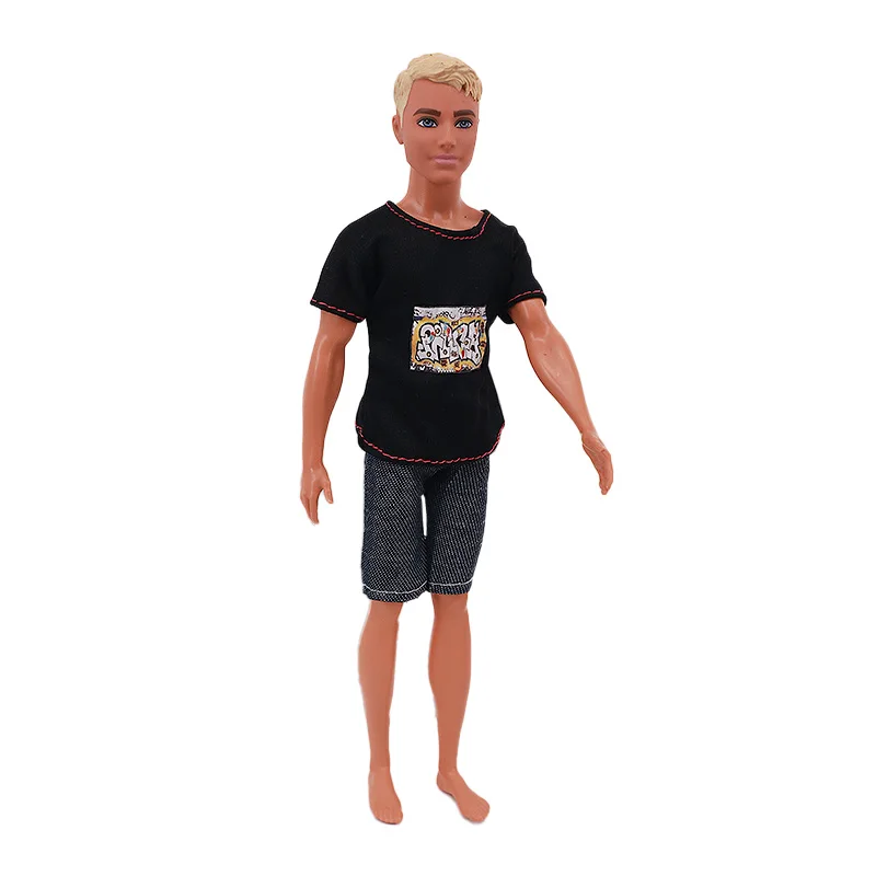 Handmade Ken Doll Clothes T-shirt + Shorts For Babi Dress Accessories Fashion Daily Clothing Gils Toys Birthday Gift