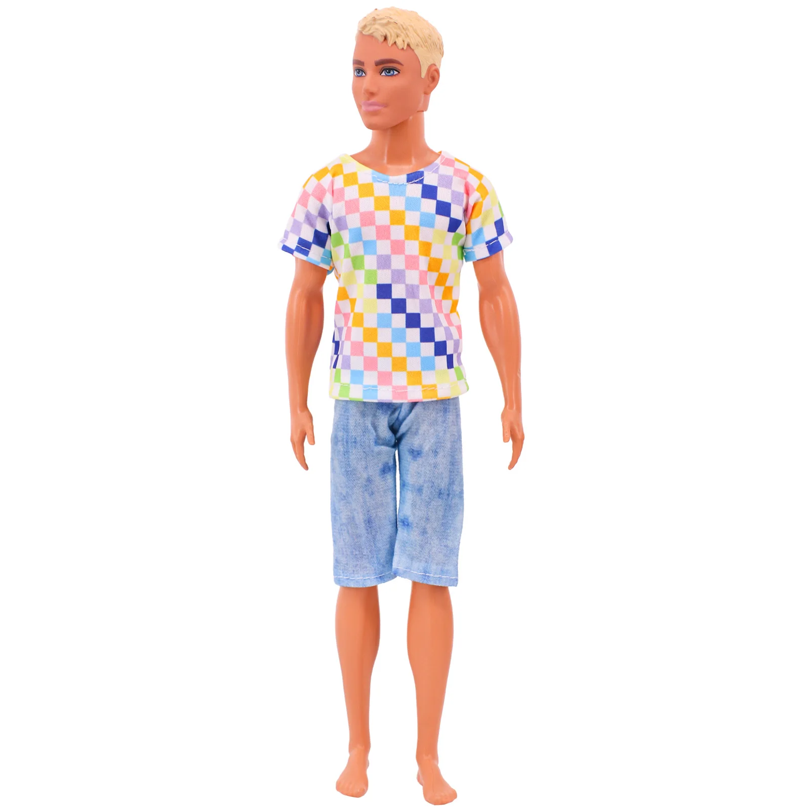 Handmade Ken Doll Clothes T-shirt + Shorts For Babi Dress Accessories Fashion Daily Clothing Gils Toys Birthday Gift