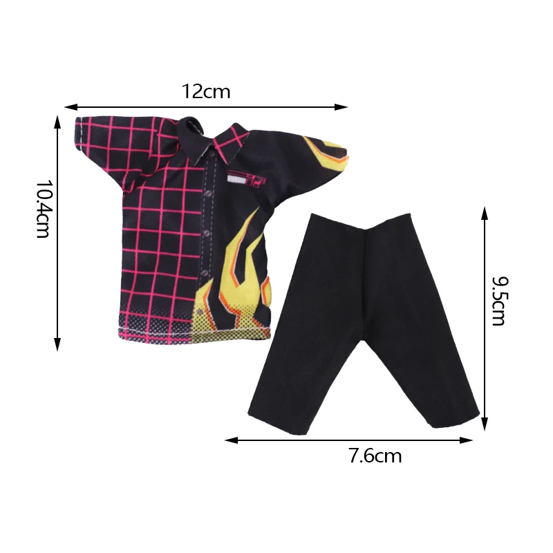Handmade Ken Doll Clothes T-shirt + Shorts For Babi Dress Accessories Fashion Daily Clothing Gils Toys Birthday Gift