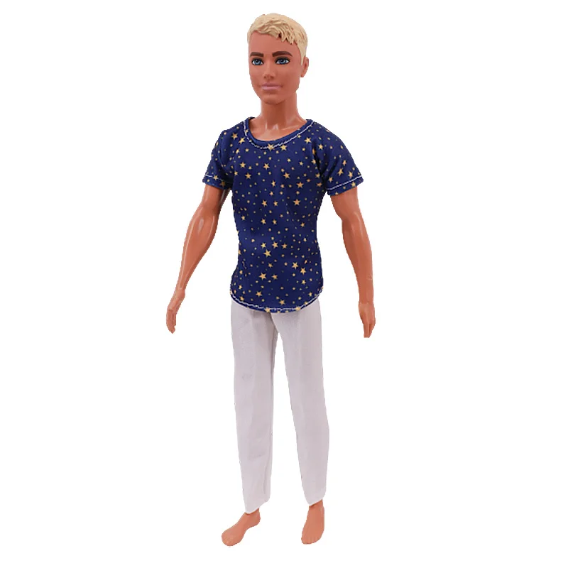 Handmade Ken Doll Clothes T-shirt + Shorts For Babi Dress Accessories Fashion Daily Clothing Gils Toys Birthday Gift