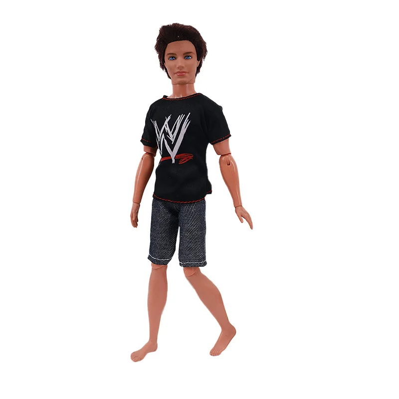 Handmade Ken Doll Clothes T-shirt + Shorts For Babi Dress Accessories Fashion Daily Clothing Gils Toys Birthday Gift