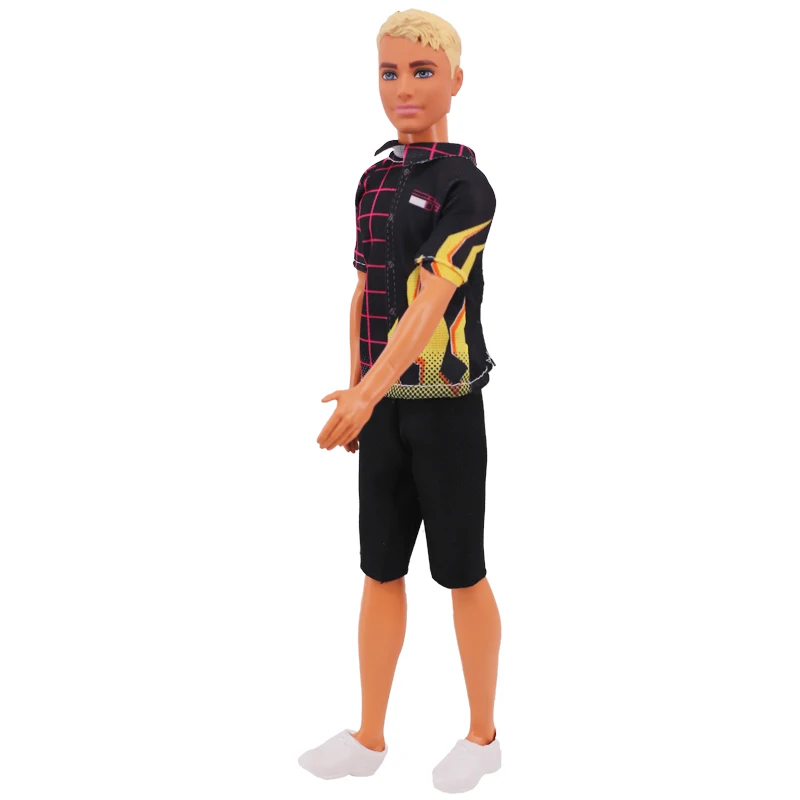 Handmade Ken Doll Clothes T-shirt + Shorts For Babi Dress Accessories Fashion Daily Clothing Gils Toys Birthday Gift
