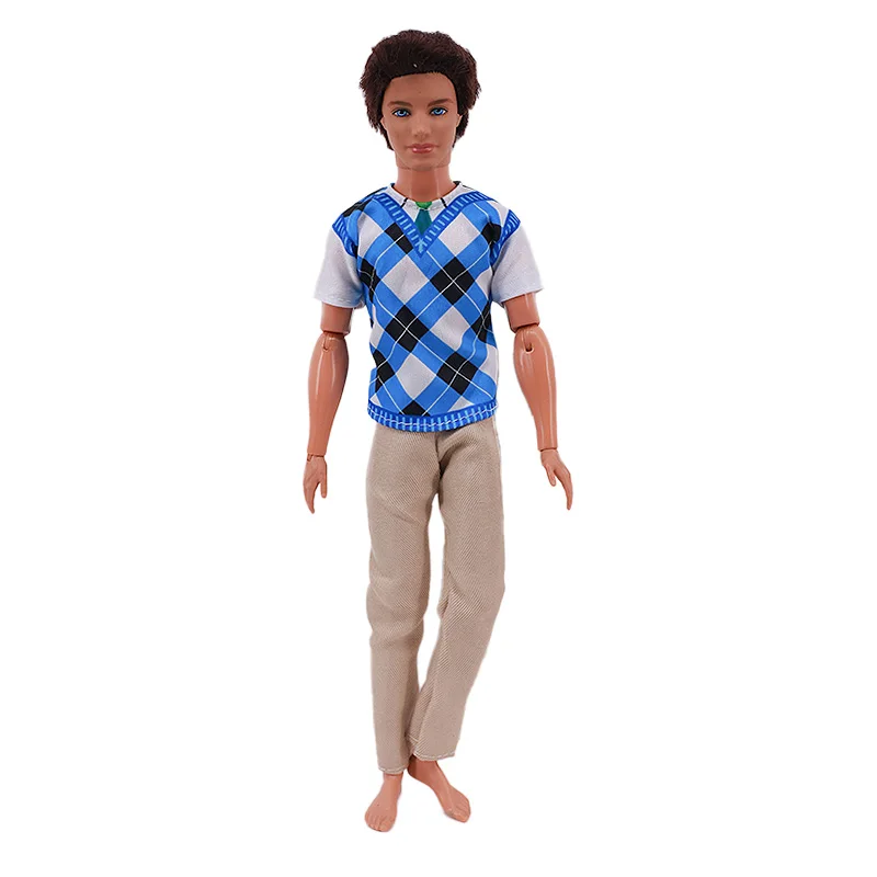 Handmade Ken Doll Clothes T-shirt + Shorts For Babi Dress Accessories Fashion Daily Clothing Gils Toys Birthday Gift