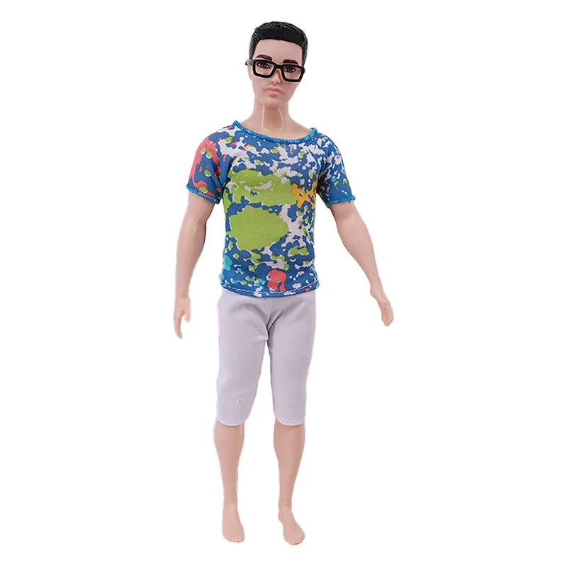 Handmade Ken Doll Clothes T-shirt + Shorts For Babi Dress Accessories Fashion Daily Clothing Gils Toys Birthday Gift