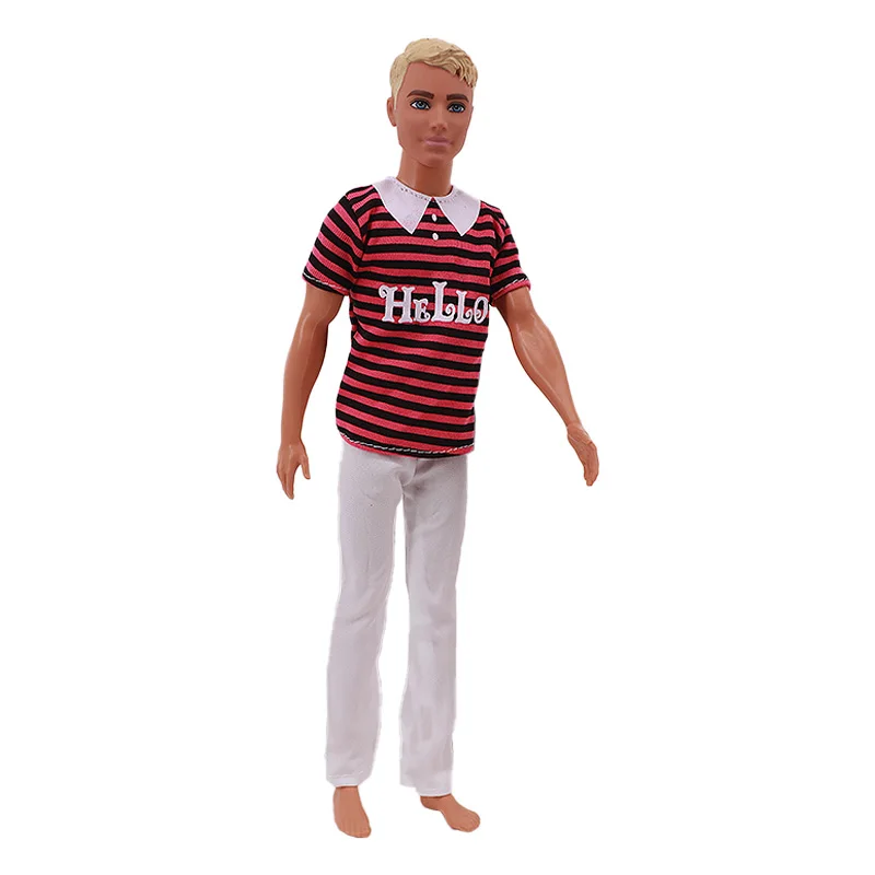 Handmade Ken Doll Clothes T-shirt + Shorts For Babi Dress Accessories Fashion Daily Clothing Gils Toys Birthday Gift