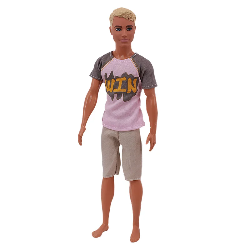 Handmade Ken Doll Clothes T-shirt + Shorts For Babi Dress Accessories Fashion Daily Clothing Gils Toys Birthday Gift