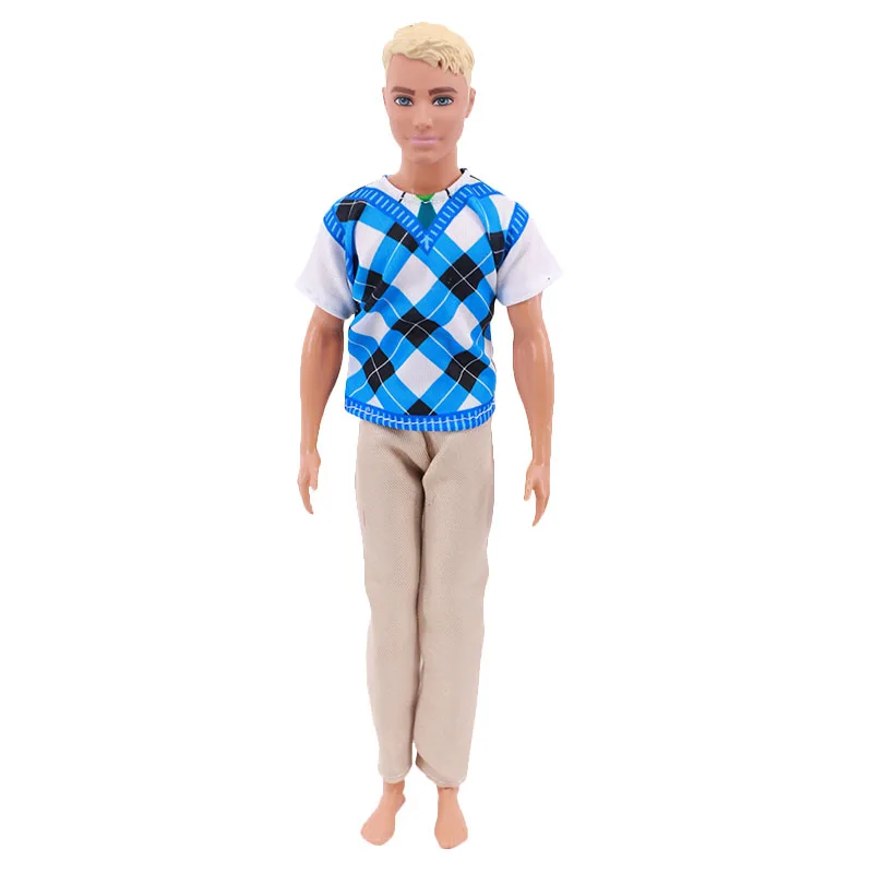 Handmade Ken Doll Clothes T-shirt + Shorts For Babi Dress Accessories Fashion Daily Clothing Gils Toys Birthday Gift