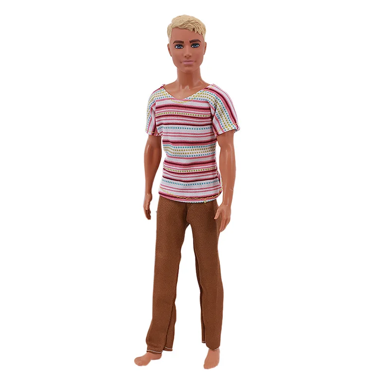 Handmade Ken Doll Clothes T-shirt + Shorts For Babi Dress Accessories Fashion Daily Clothing Gils Toys Birthday Gift