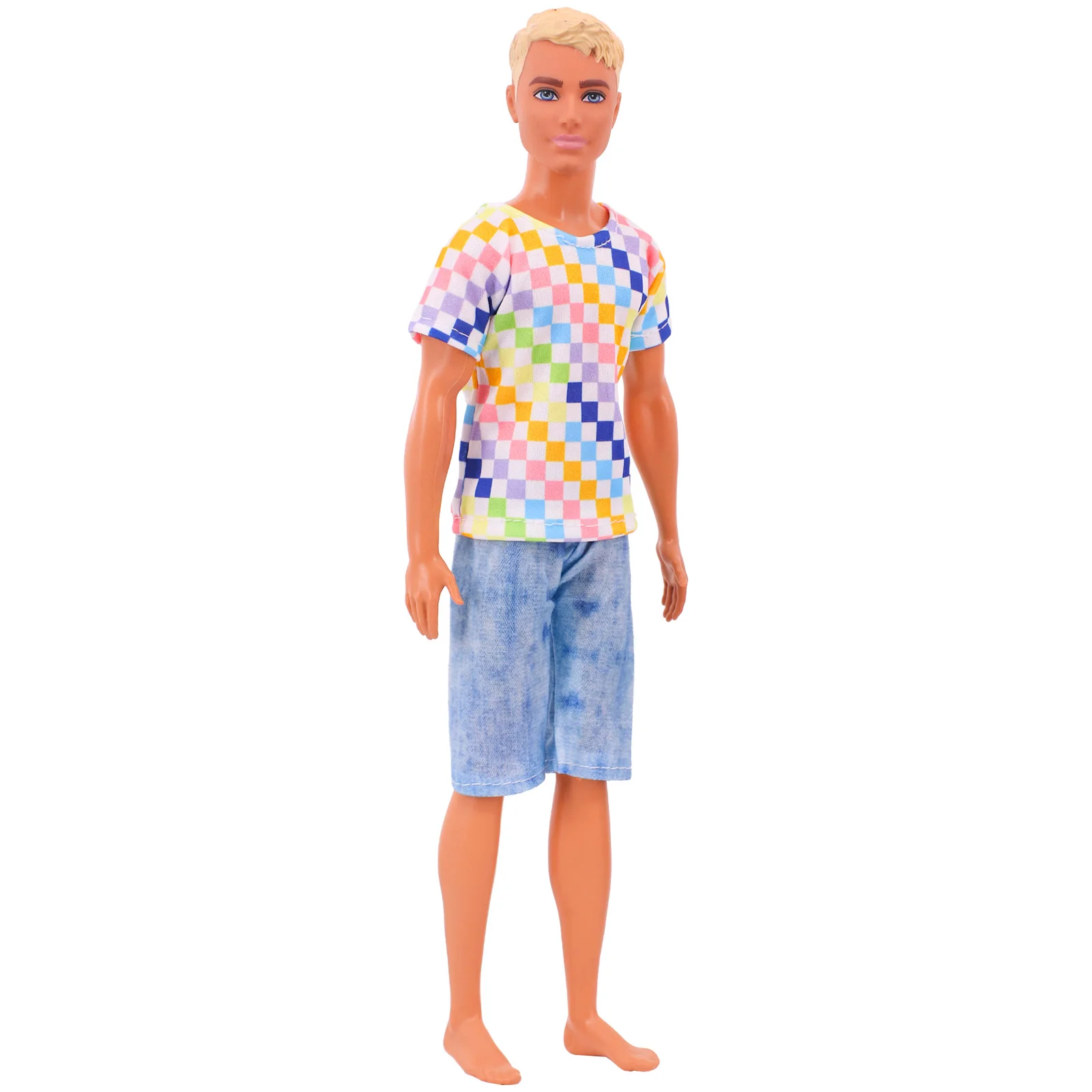 Handmade Ken Doll Clothes T-shirt + Shorts For Babi Dress Accessories Fashion Daily Clothing Gils Toys Birthday Gift