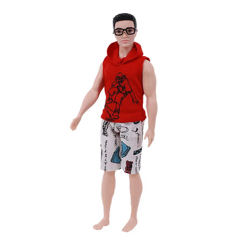 Handmade Ken Doll Clothes T-shirt + Shorts For Babi Dress Accessories Fashion Daily Clothing Gils Toys Birthday Gift