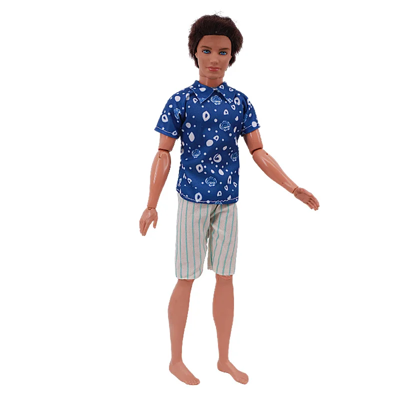 Handmade Ken Doll Clothes T-shirt + Shorts For Babi Dress Accessories Fashion Daily Clothing Gils Toys Birthday Gift