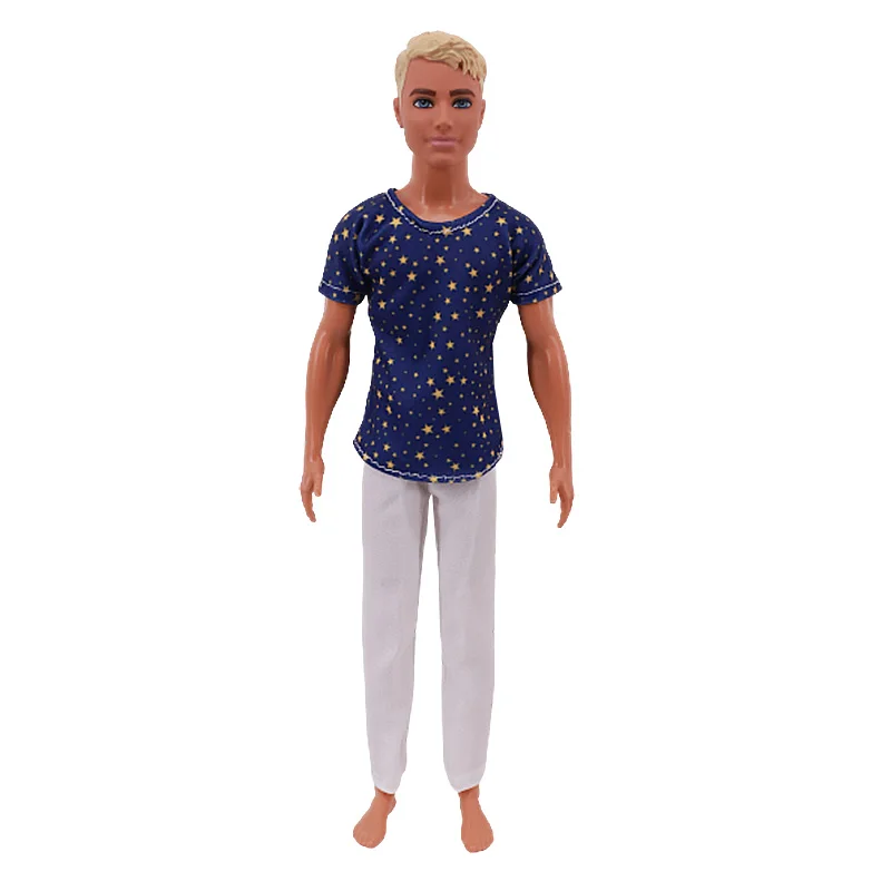 Handmade Ken Doll Clothes T-shirt + Shorts For Babi Dress Accessories Fashion Daily Clothing Gils Toys Birthday Gift