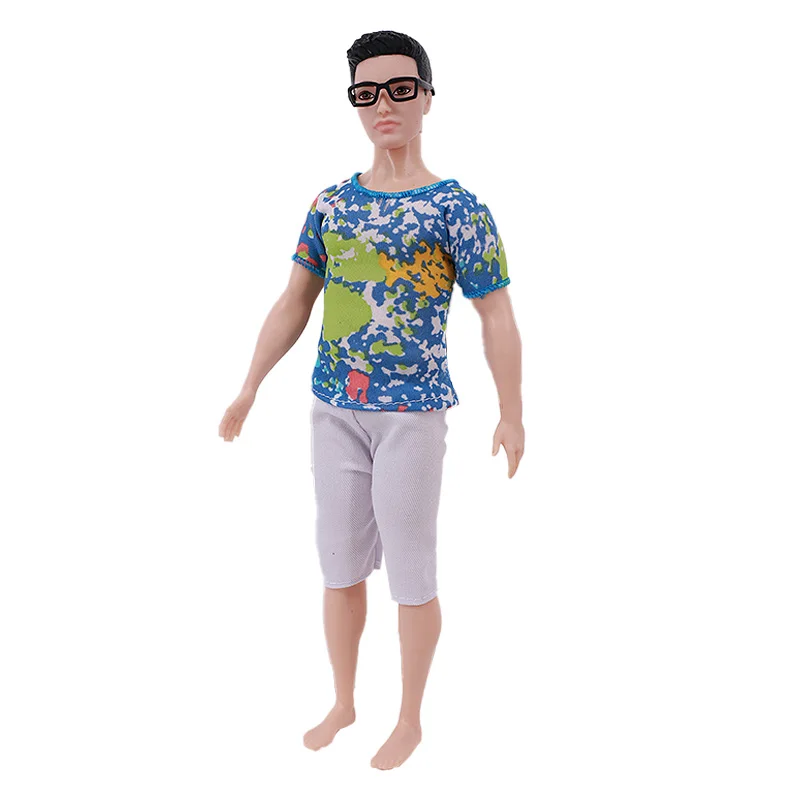 Handmade Ken Doll Clothes T-shirt + Shorts For Babi Dress Accessories Fashion Daily Clothing Gils Toys Birthday Gift