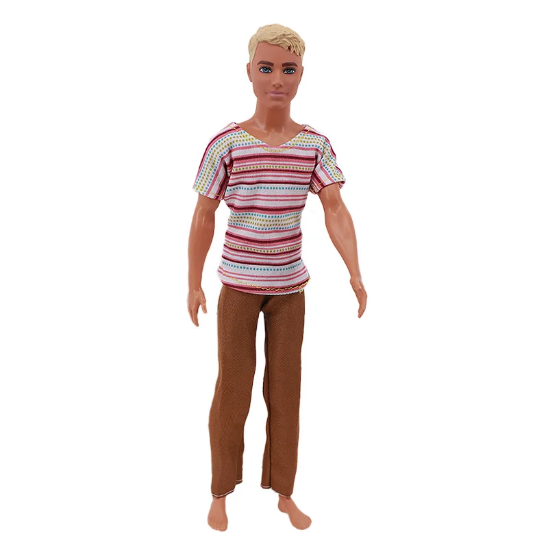 Handmade Ken Doll Clothes T-shirt + Shorts For Babi Dress Accessories Fashion Daily Clothing Gils Toys Birthday Gift