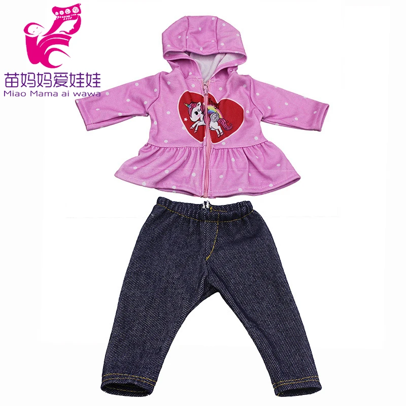 43 Cm Baby Doll Raincoat 18 Inch American Og Girl Doll Costume Girl Play Toys Clothes Wear Accessories