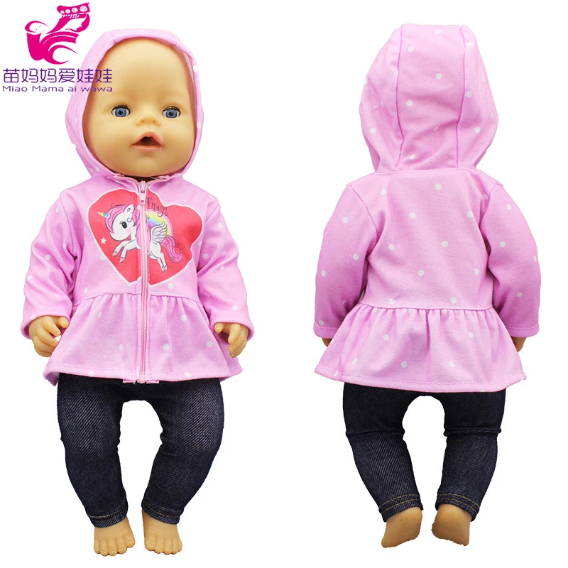 43 Cm Baby Doll Raincoat 18 Inch American Og Girl Doll Costume Girl Play Toys Clothes Wear Accessories