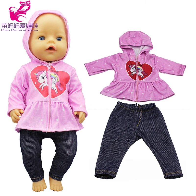43 Cm Baby Doll Raincoat 18 Inch American Og Girl Doll Costume Girl Play Toys Clothes Wear Accessories