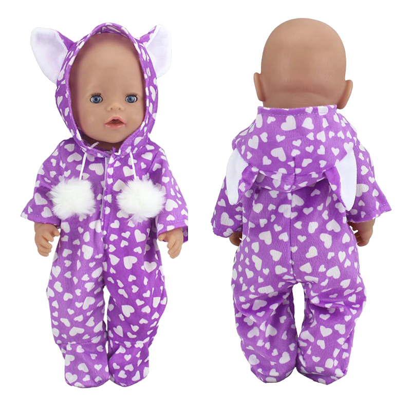 43 Cm Baby Doll Raincoat 18 Inch American Og Girl Doll Costume Girl Play Toys Clothes Wear Accessories