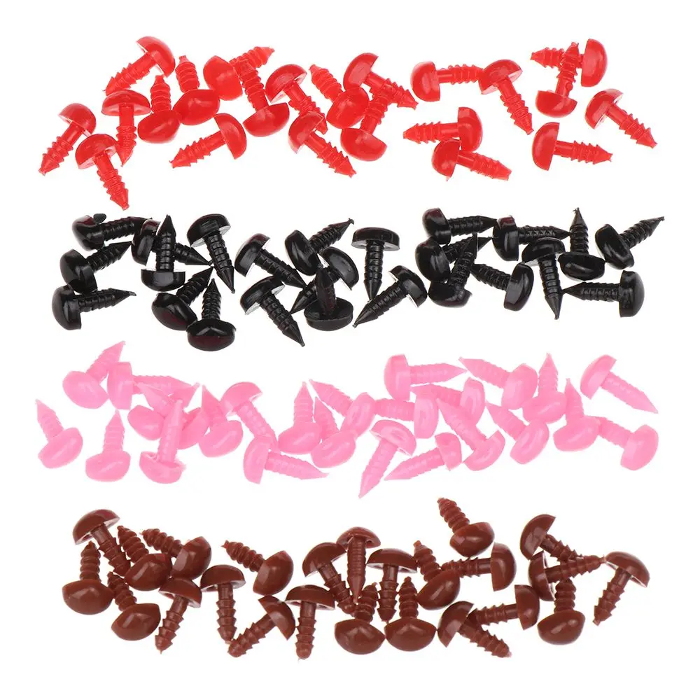 100pcs High Quality New Crafts Plastic Triangle Noses For Dolls Toys For Bear Buttons Toy DIY Safety Nose Accessories