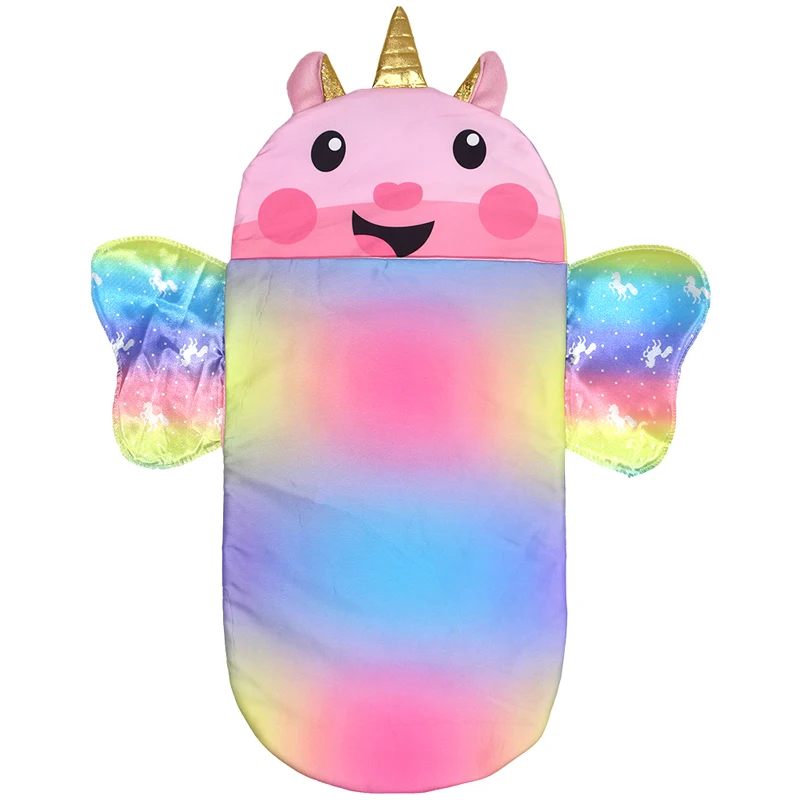 18 Inch Girl Doll Carry Bag Pink Rainbow Color 16" Baby Dolls Carry Out Sleeping Bag Child's Gift