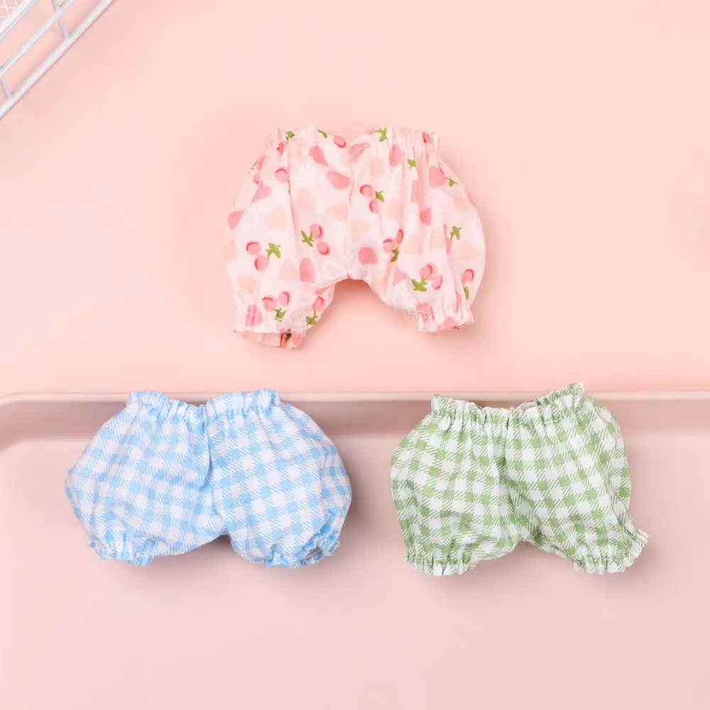 15CM Doll Pants Cute Lantern Shorts Cotton Underpants For Ob11 Clothes Idol Dolls Accessories Plush Toys Clothing Kids Toys