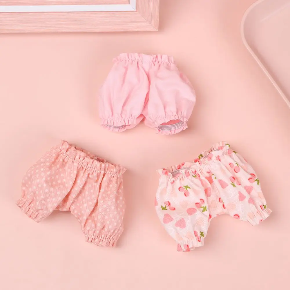 15CM Doll Pants Cute Lantern Shorts Cotton Underpants For Ob11 Clothes Idol Dolls Accessories Plush Toys Clothing Kids Toys