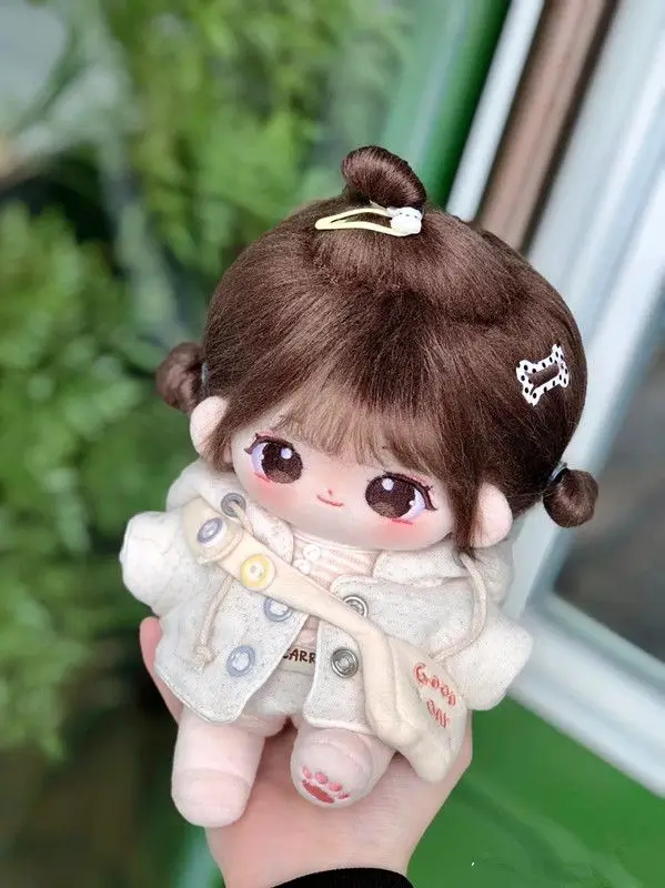 20cm Cute Plush Doll Cotton Plushies Toys Baby Clothes Dress Up Stuffed Customization Figure Toys Xmas Collection Gifts