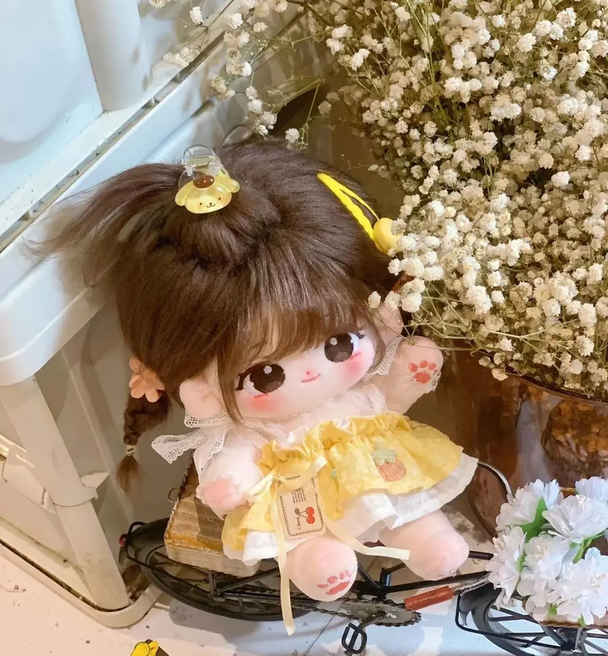 20cm Cute Plush Doll Cotton Plushies Toys Baby Clothes Dress Up Stuffed Customization Figure Toys Xmas Collection Gifts